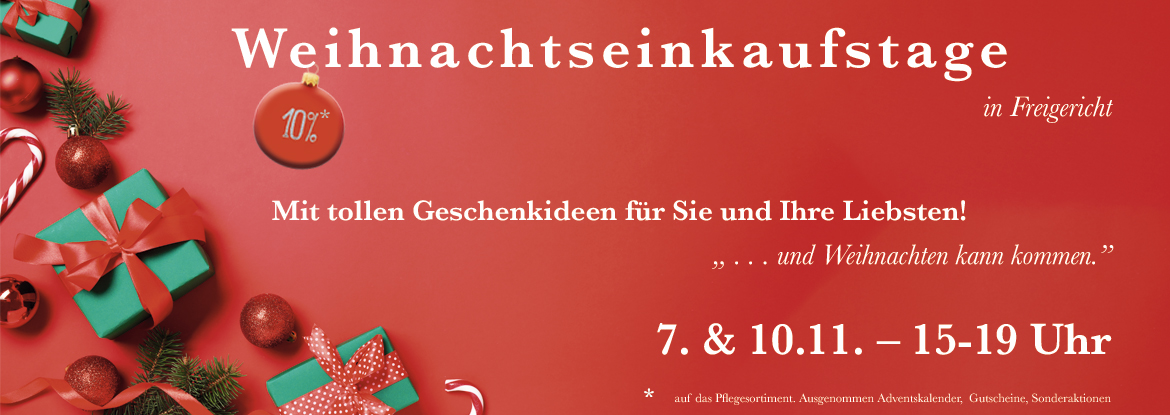 Christmas-Shopping bei Anne Lindofsky in Freigericht